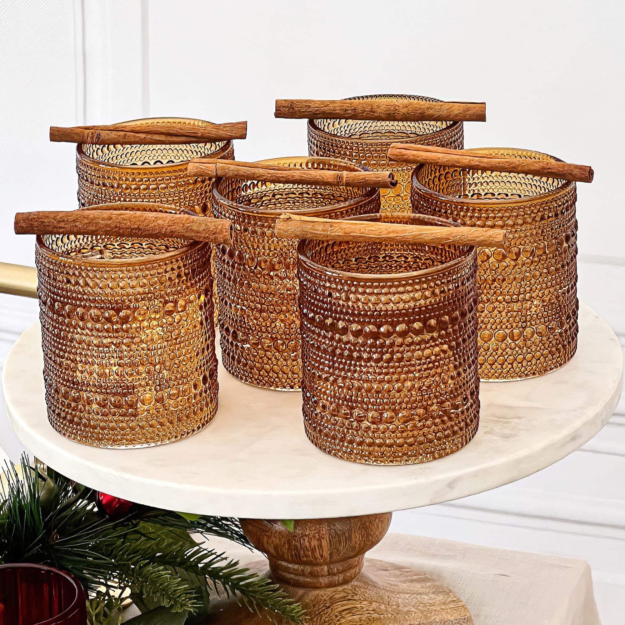 Kate Aspen® 10oz. Textured Beaded Glass Set